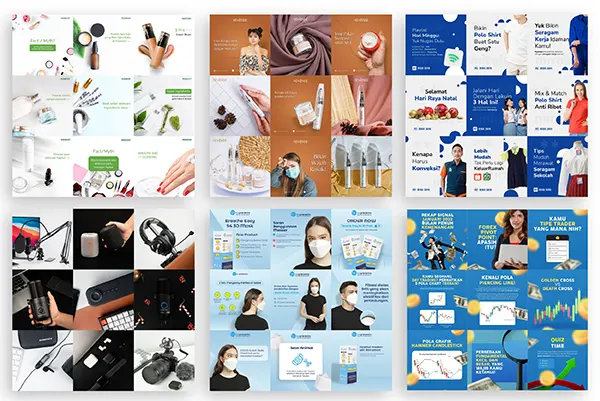 Jasa Desain Feed Sosial Media