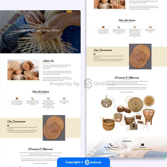 Portofolio - Artisan Woven Crafts