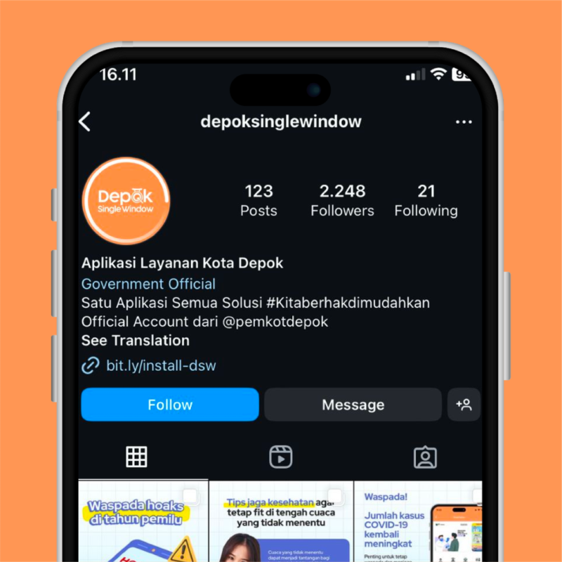 Portofolio - Diskominfo Kota Depok