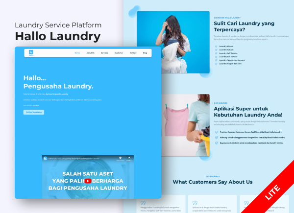 Portofolio - Hallo Laundry