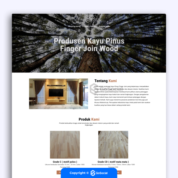 Portofolio - Rumah Kayu Pinus
